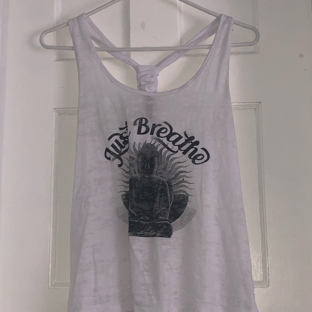 “Just Breathe” Tank Top